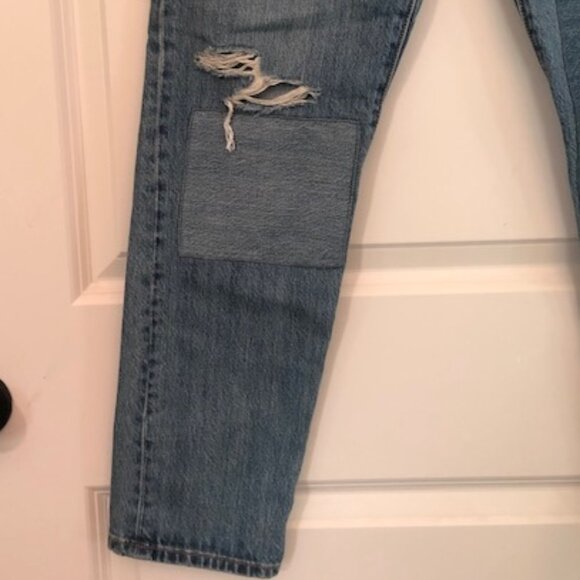 NWT Levi's 501 CT Denim Jeans Waist 24" Inseam 32" Cropped - Picture 11 of 15